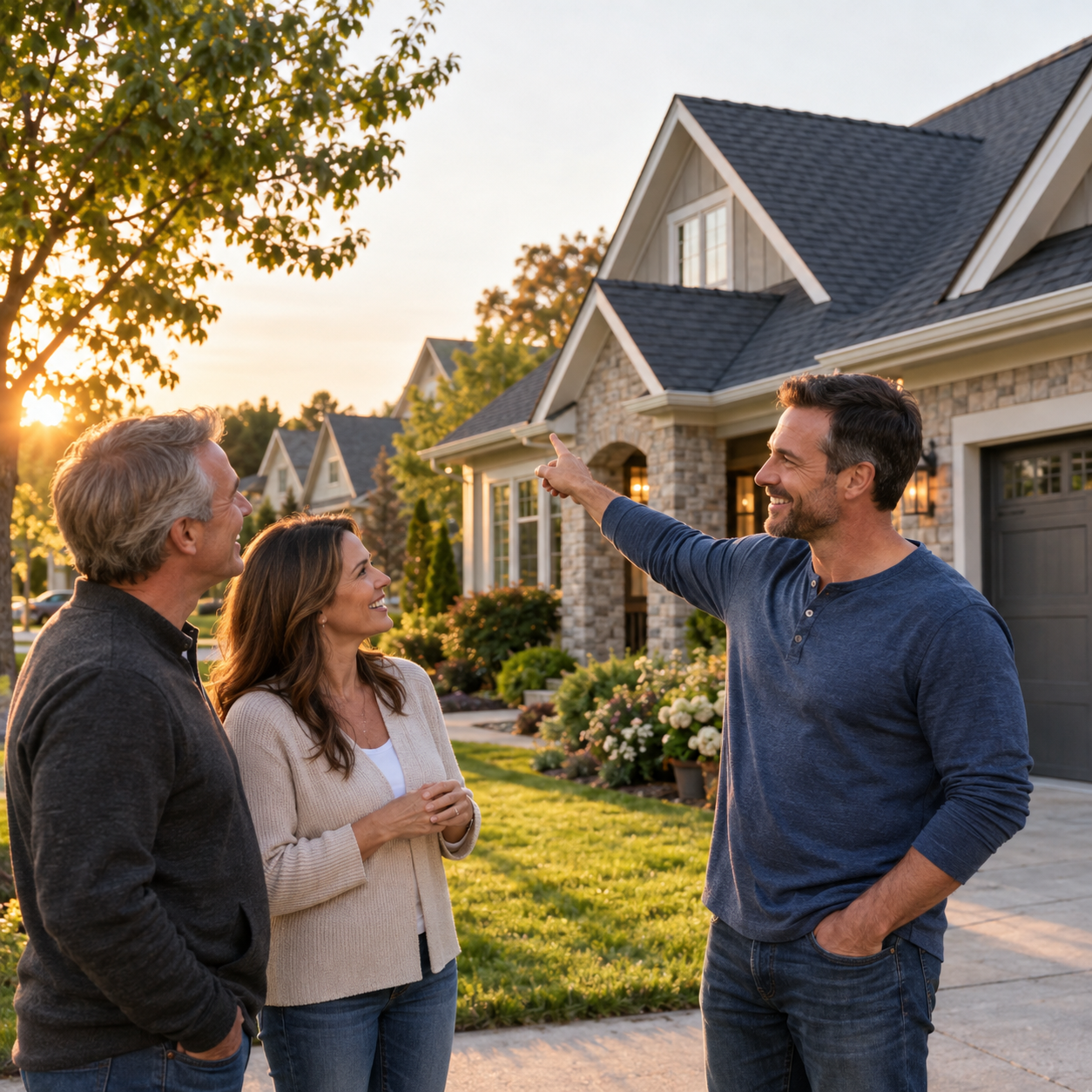 Homeowner recommending a service business to neighbors